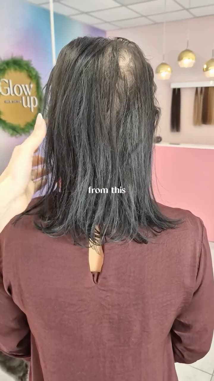 Premena — z krátkych vlasov na prirodzený plný look